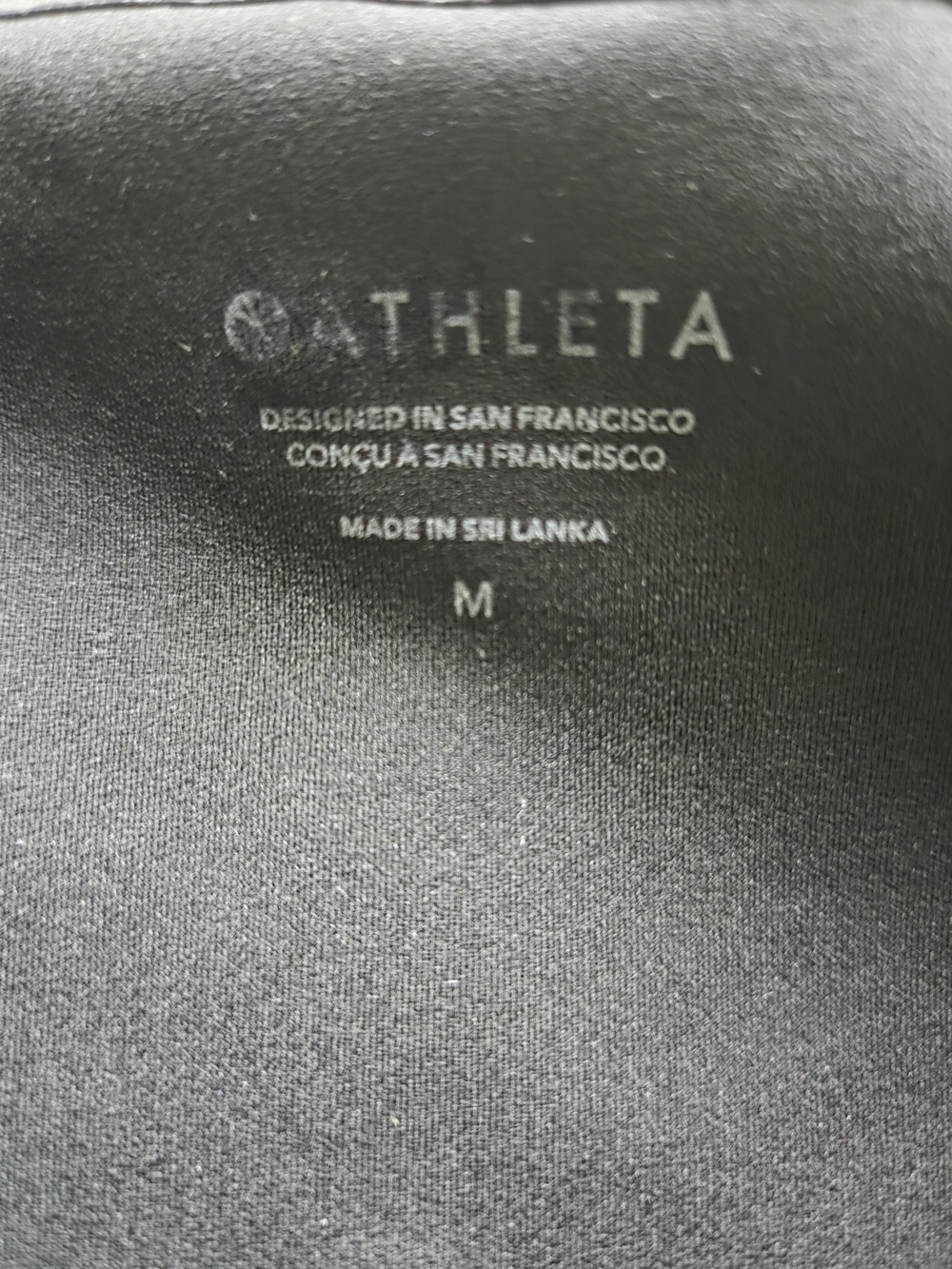 Athleta Black Scoop-Neck Short Sleeve Crop Top - Picture 6 of 6
